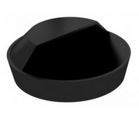 Korek gumowy umywalki - mały /czarny/