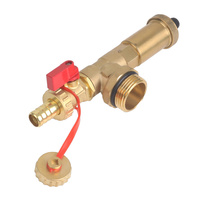 Zestaw odpowietrzający spustowy zespół do rozdzielacza, 1" czerwony