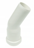 Kanalizacja PP kolano fi  40 30° białe