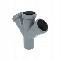 Kanalizacja PP czwórnik fi  50/50/50 45°