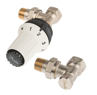 Danfoss komplet termostatyczny Panda Click kątowy  013G5163