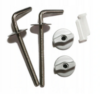 Śruba metalowa /haczyk/ do deski sedesowej - kpl.