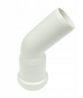 Kanalizacja PP kolano fi  32 45° białe