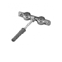 Obejma /uchwyt metalowy do rur  podwójny   3/8` -  OMP