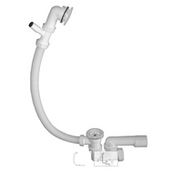 Syfon wannowy nadstropowy sitko plastik z podł.pralki