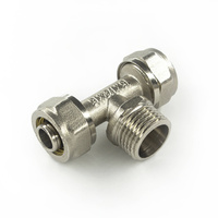 PEX skręcany trójnik GZ 25 x3/4` wzmocniony