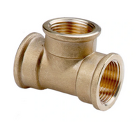 Trójnik mosiężny  1/2` GW