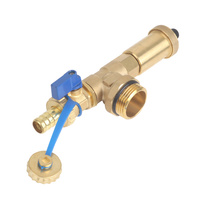 Zestaw odpowietrzający spustowy zespół do rozdzielacza, 1" niebieski