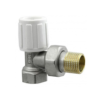 Zawór grzejnikowy  kątowy  /zasilanie/ 3/8`