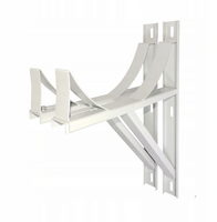 Wspornik pod bojler regulowany biały  /kpl./