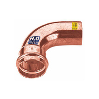 CU zacisk/zapras  kolano 90 1k 28 /nyplowe/ - woda i gaz