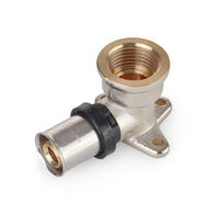 PEX zaciskany / zaprasowywany szczęki "U" kolano wieszakowe GW 16x1/2`