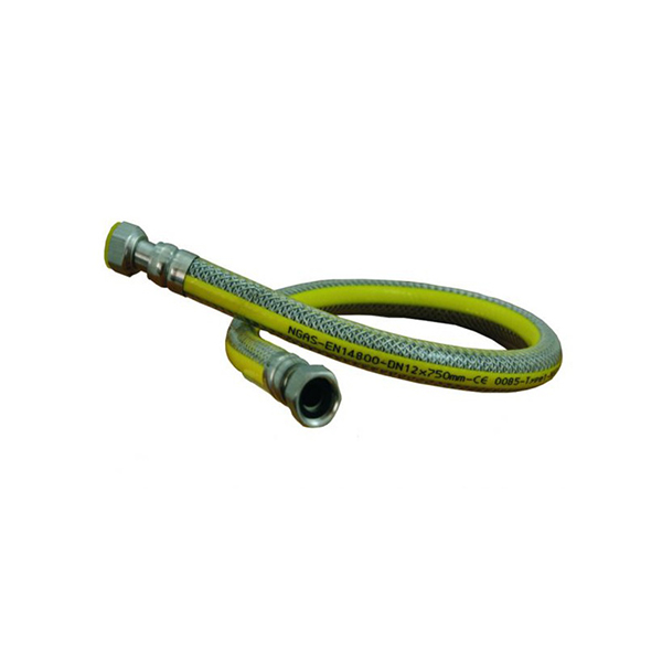Wąż elastyczny do gazu  L-1500mm  1/2` GW-GW /nakrętki obrotowe/ - do butli gazowej