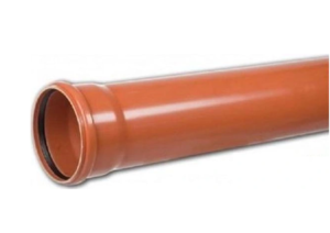 Kanalizacja PP rura fi 160 pomarańczowa L-1000 mm  /ścianka 3,2mm - spieniona/