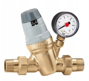 Caleffi reduktor ciśnienia  1/2` z filtrem i manometremCaleffi reduktor ciśnienia  1/2` z filtrem i manometrem