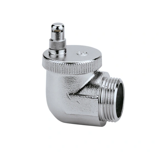 Odpowietrznik automatyczny kątowy do c.o. 1/2` Caleffi chrom -max.10bar Odpowietrznik automatyczny kątowy do c.o. 1/2` Caleffi chrom -max.10bar