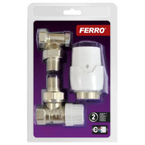 Komplet termostatyczny do grzejnika kątowy Ferro Ztm21