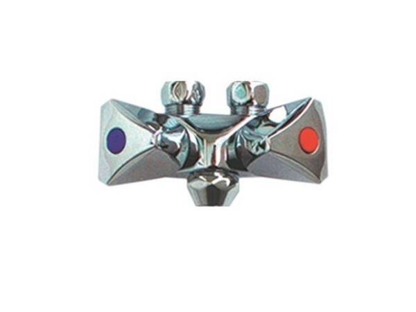 Bateria chrom bez wylewki do przepł.ogrz.wody EPS Twister Bateria chrom bez wylewki do przepł.ogrz.wody EPS Twister