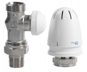 Herz zestaw do ogrzew.podłog. RTL 1/2`  mini prosty /głow.+zawór/  1920123