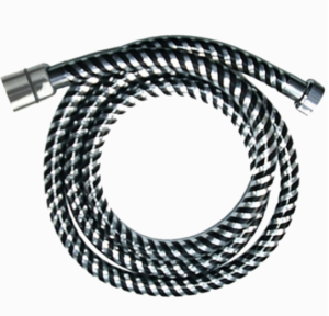 Wąż natryskowy L-150 cm z końc.stożek - czarno/chromWąż natryskowy L-150 cm z końc.stożek - czarno/chrom