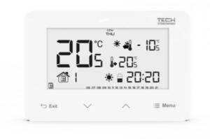 Tech sterownik pokojowy  ST-293v3 białyTech sterownik pokojowy  ST-293v3 biały