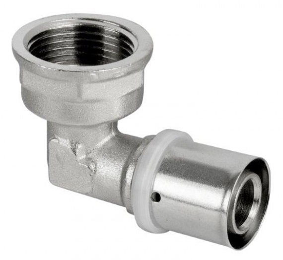 PEX zaciskany / zaprasowywany kolano GW 20x3/4` PEX zaciskany / zaprasowywany kolano GW 20x3/4`