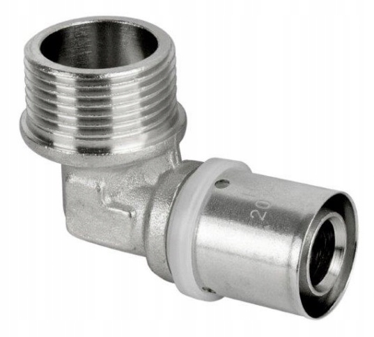 PEX zaciskany / zaprasowywany kolano GZ 16x3/4` PEX zaciskany / zaprasowywany kolano GZ 16x3/4`