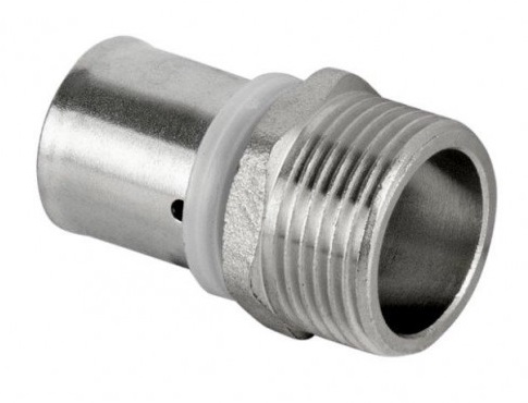 PEX zaciskany / zaprasowywany złączka GZ 20x1` PEX zaciskany / zaprasowywany złączka GZ 20x1`