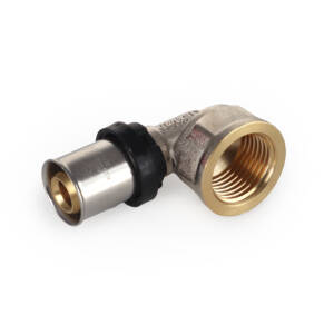 PEX zaciskany / zaprasowywany szczęki "U" kolano GW 16x1/2`PEX zaciskany / zaprasowywany szczęki "U" kolano GW 16x1/2`