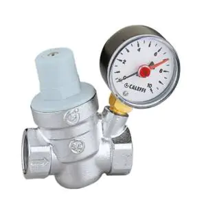 Caleffi reduktor ciśnienia   1/2` z manometremCaleffi reduktor ciśnienia   1/2` z manometrem