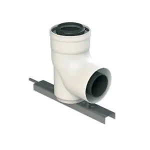 Almeva Lik - kolano ze stopą 87st z kotwieniem DN 60/100Almeva Lik - kolano ze stopą 87st z kotwieniem DN 60/100